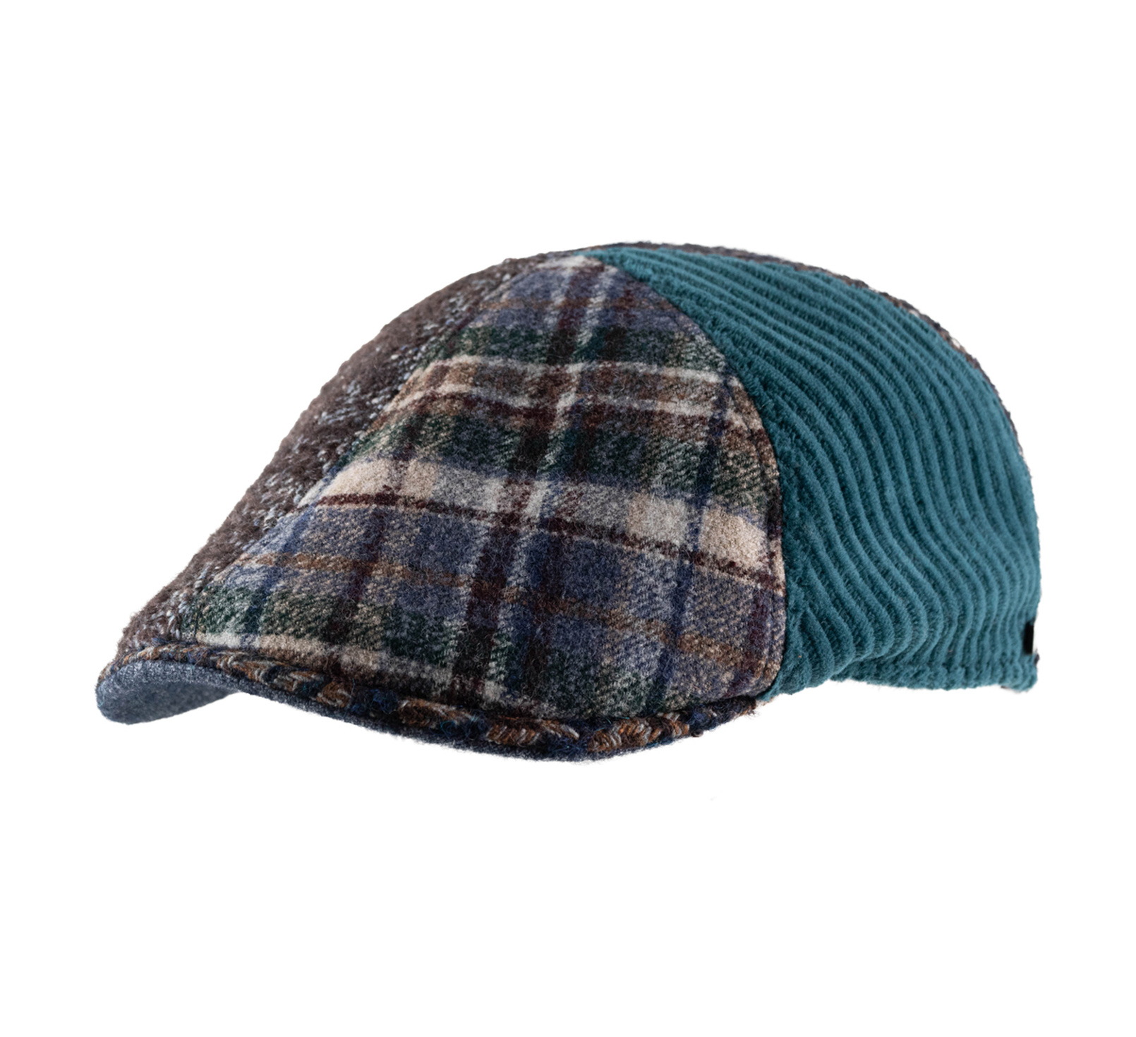 Casquette patchwork laine