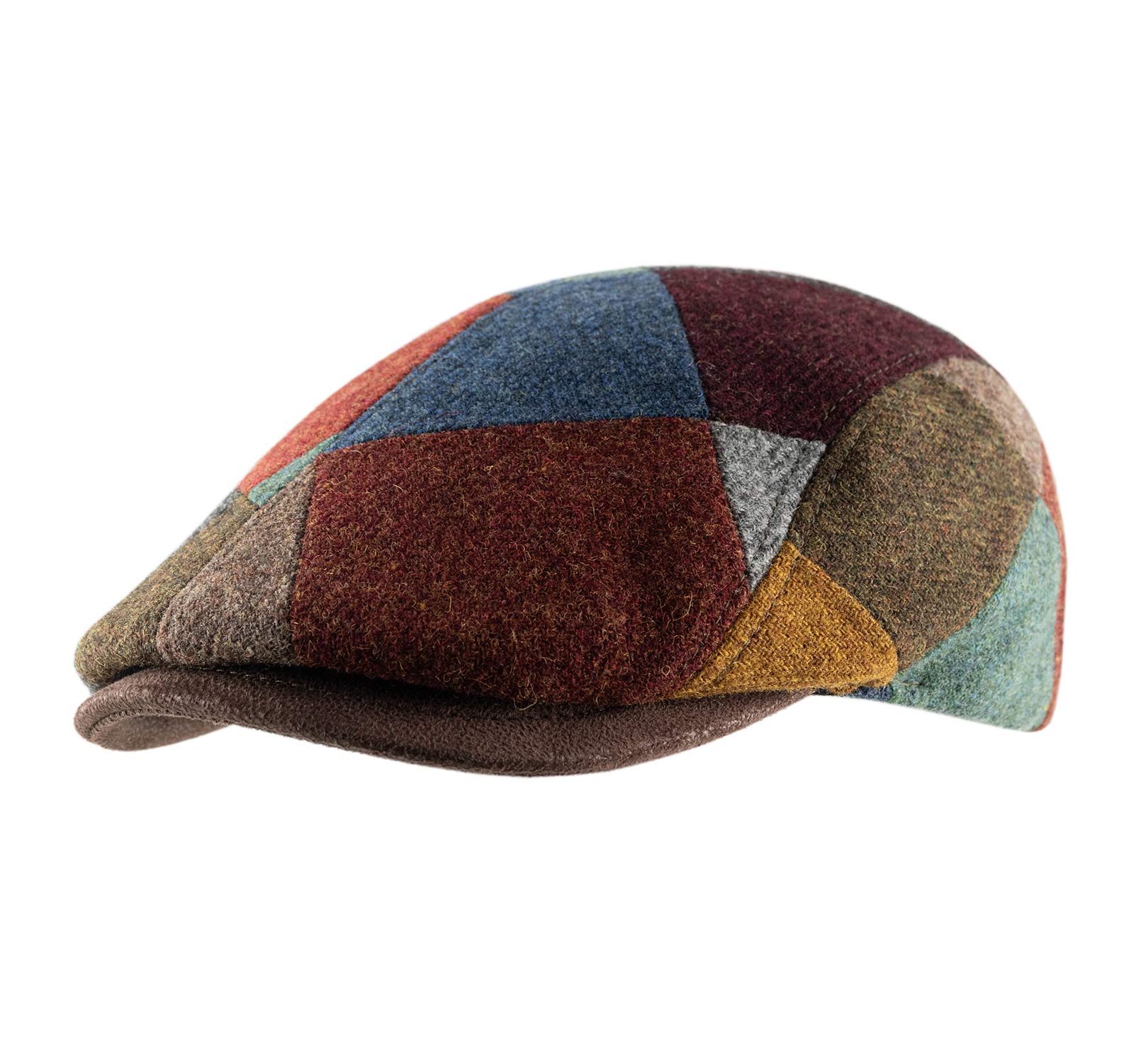 Casquette béret patchwork