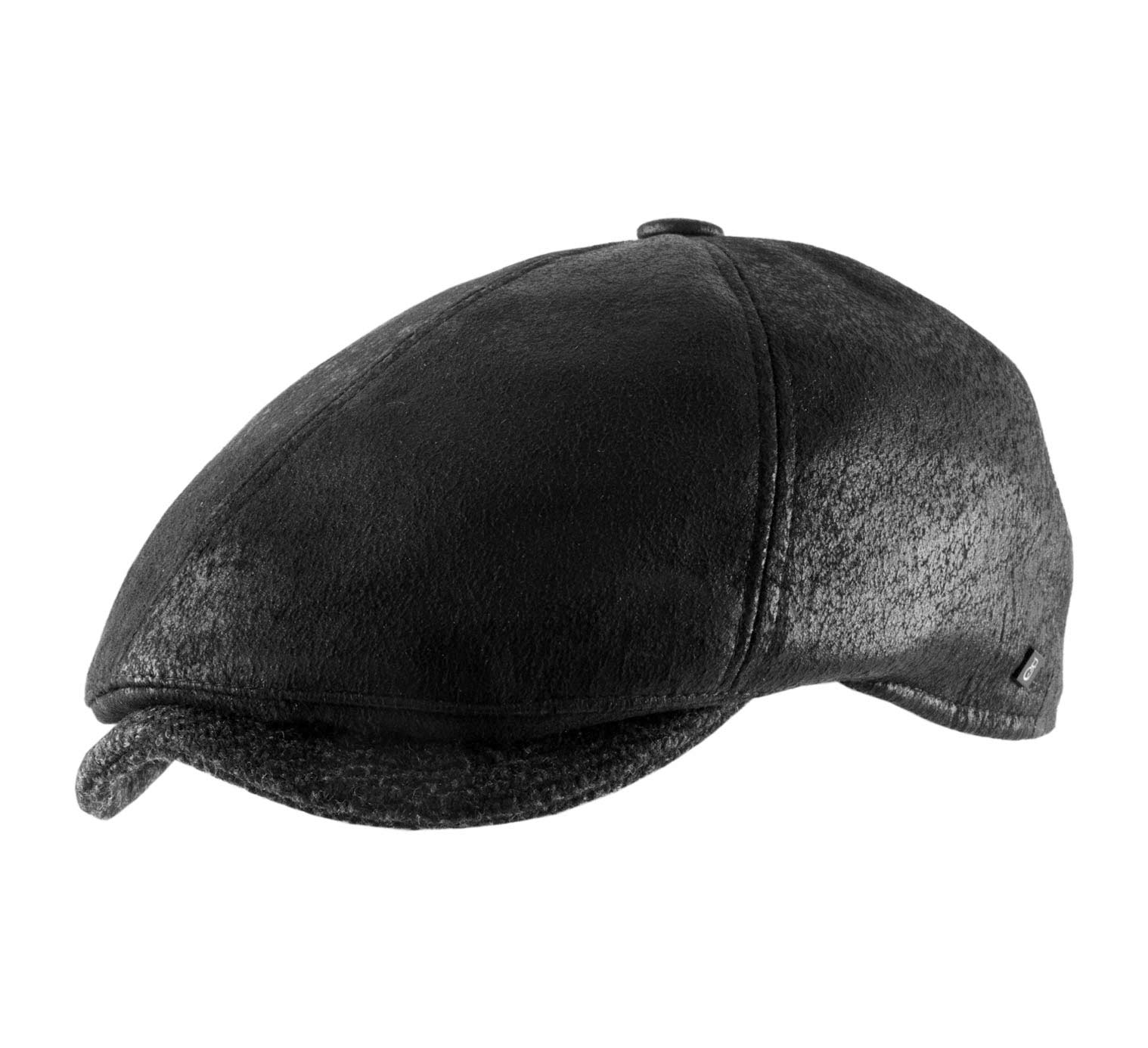 Casquette imitation cuir