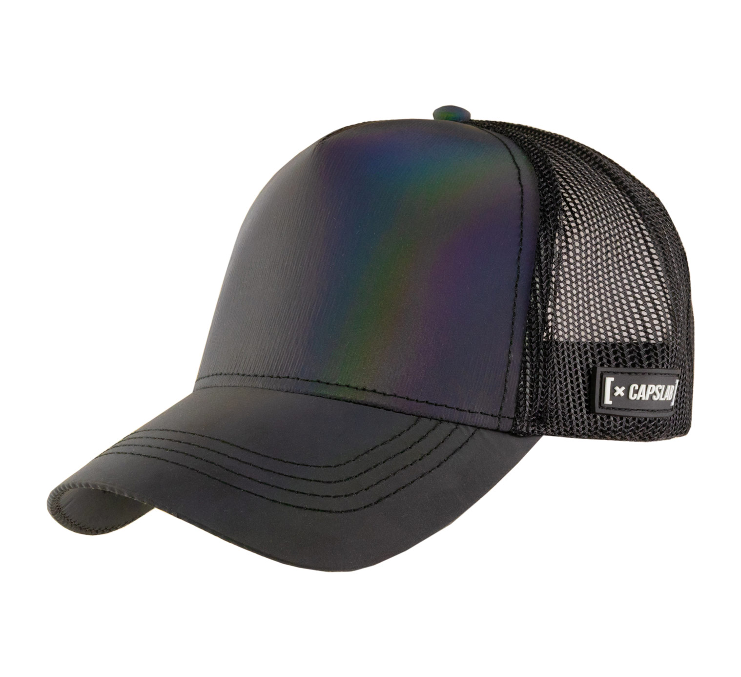 Casquette iridescente