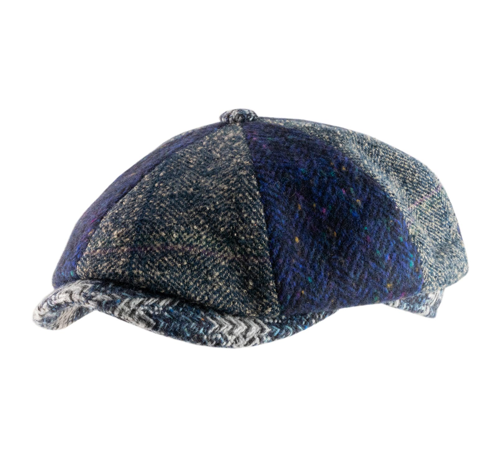 casquette patchwork laine