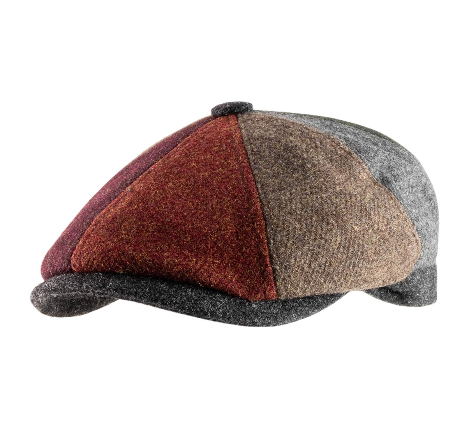 casquette patchwork  laine