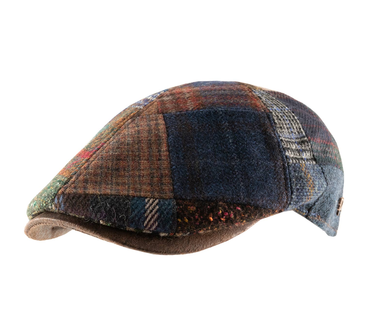 Casquette patchwork laine