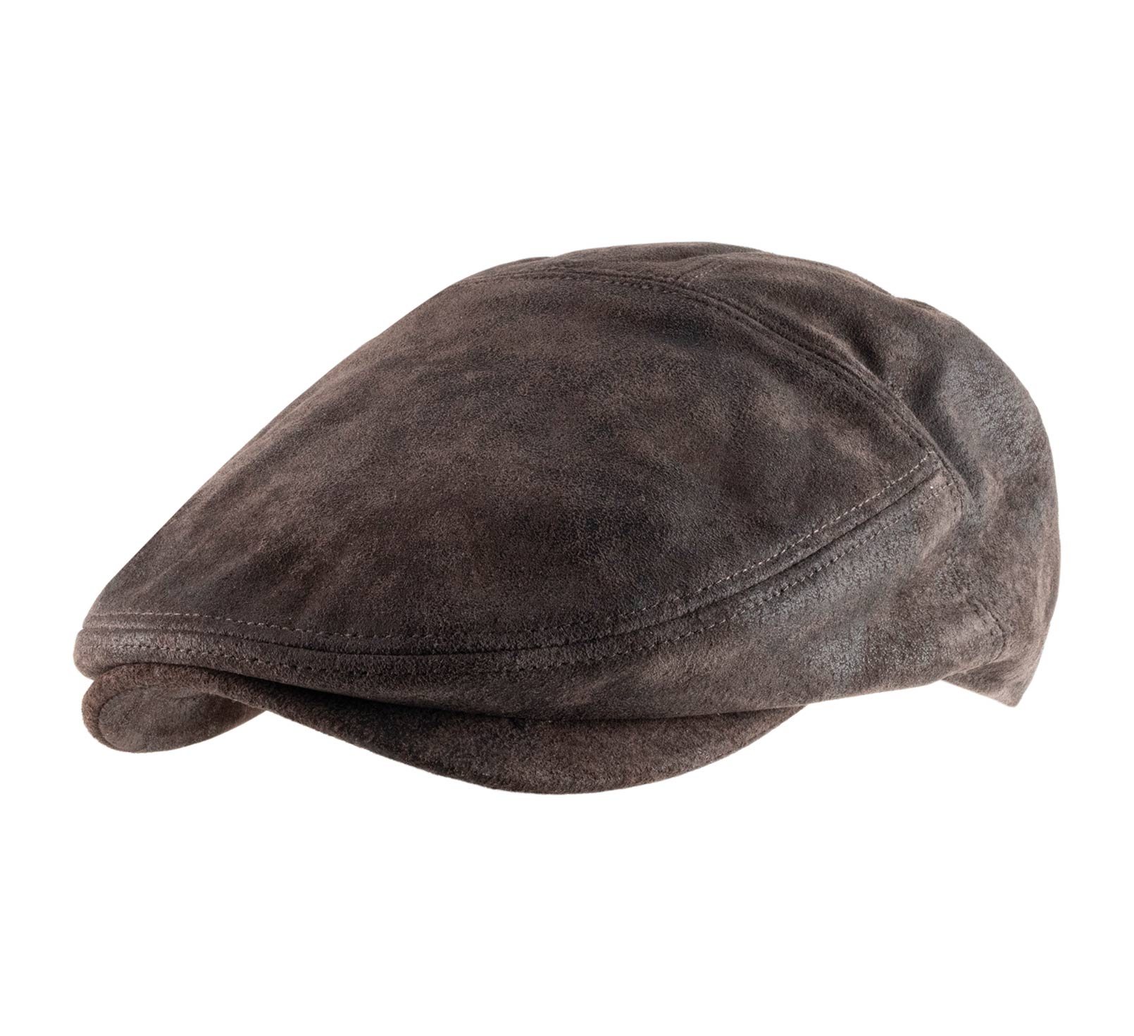 casquette plate cuir 