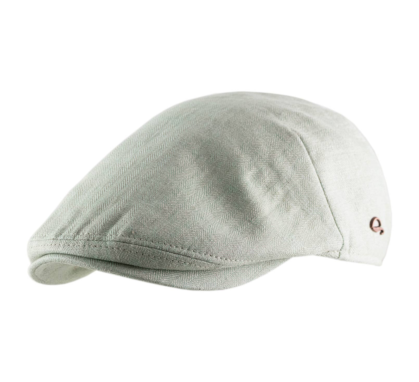 Casquette plate en lin