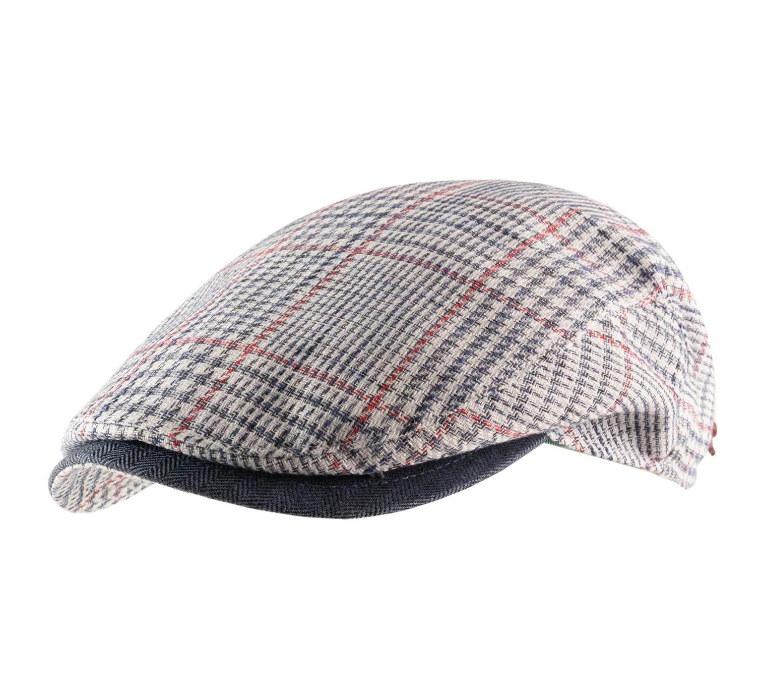 Casquette plate en lin