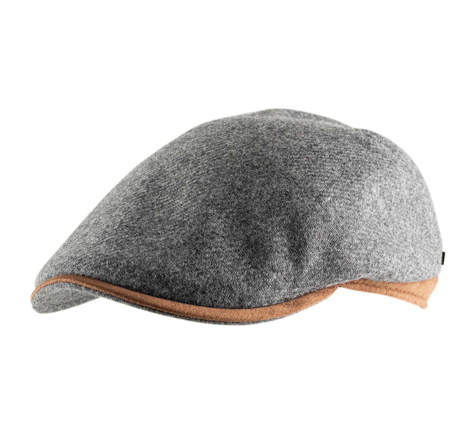 Casquette plate laine