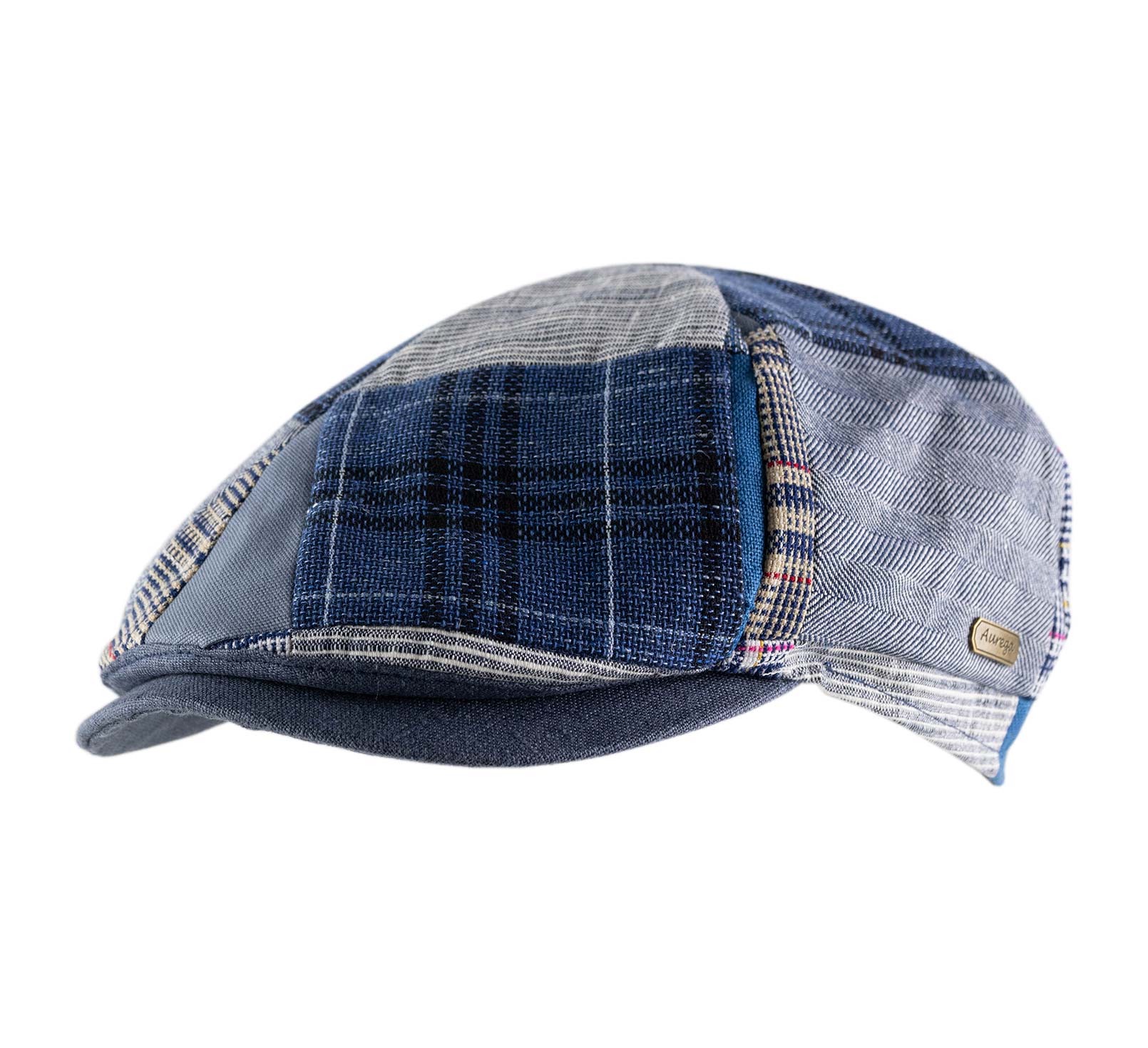 Casquette plate patchwork été
