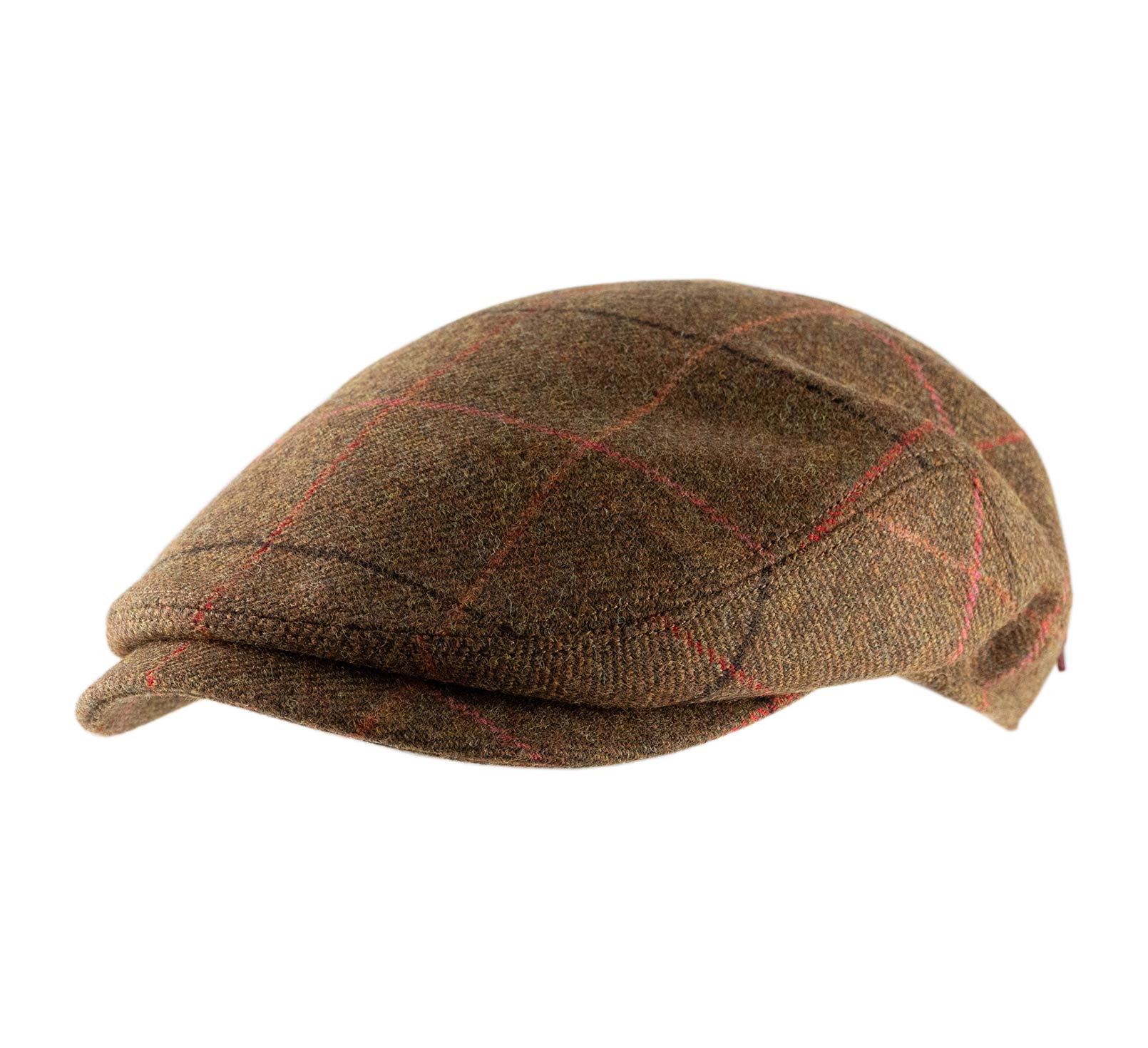 Casquette plate tweed