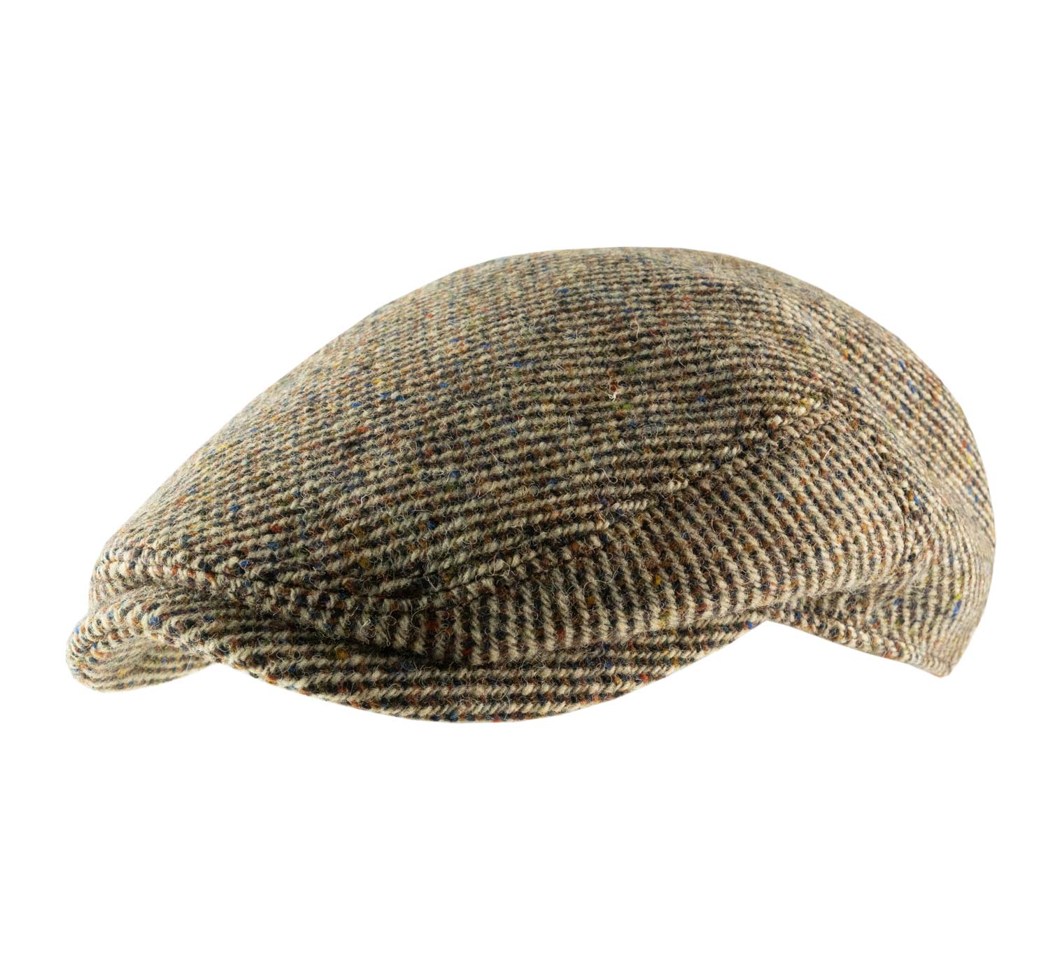 Casquette plate tweed