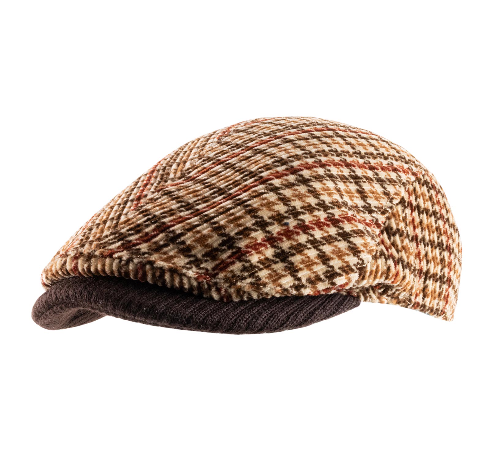 casquette plate velours