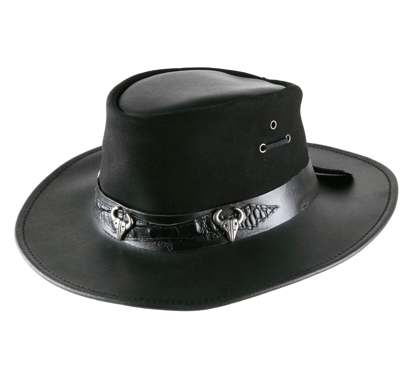 chapeau cowboy cuir