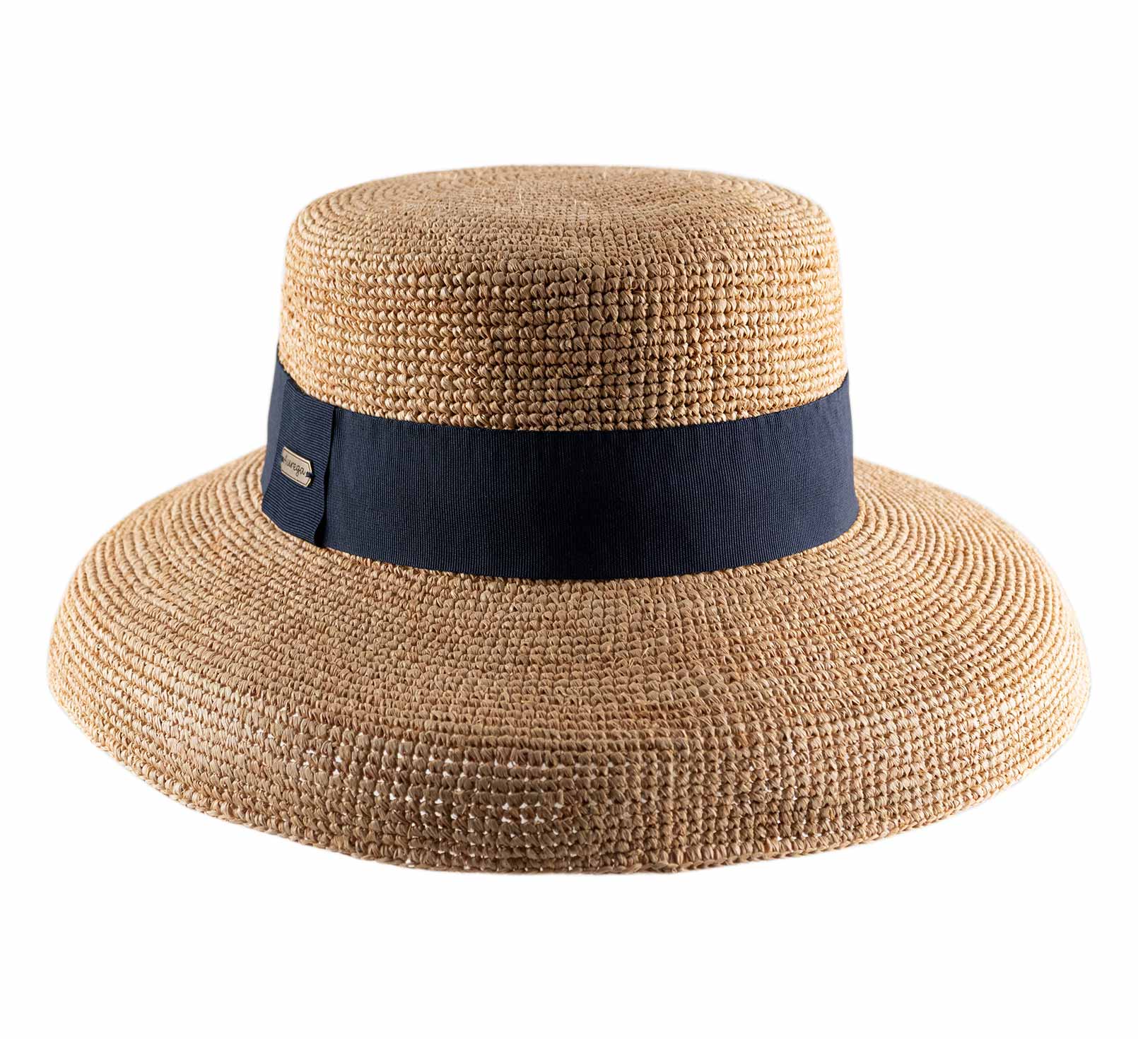 Chapeau femme raphia