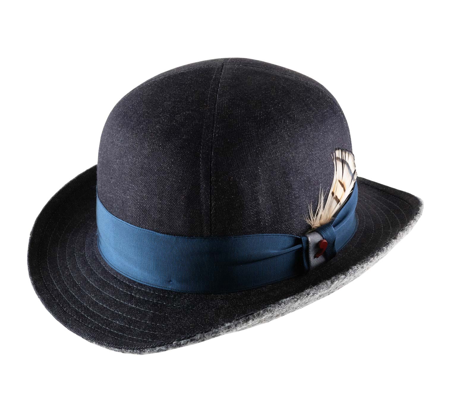 Chapeau melon denim