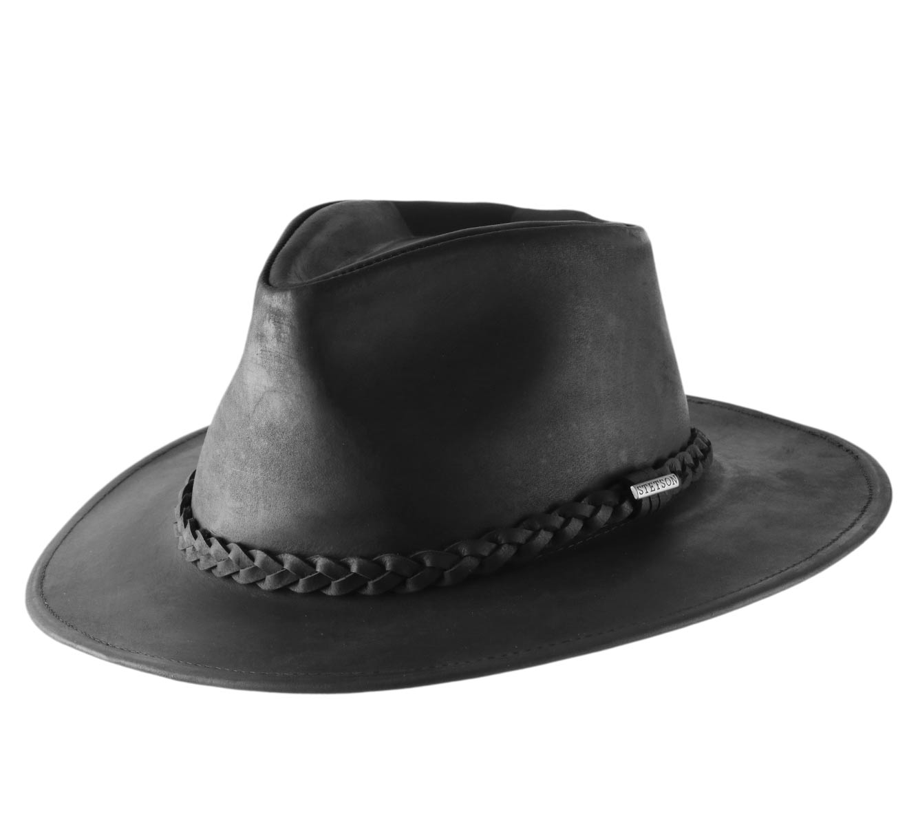 Chapeau de Cowboy en Cuir Homme