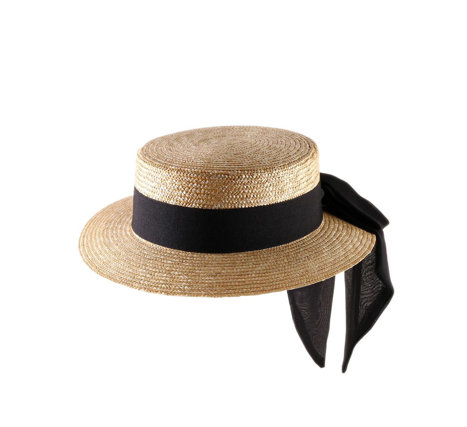 Chapeau canotier fille