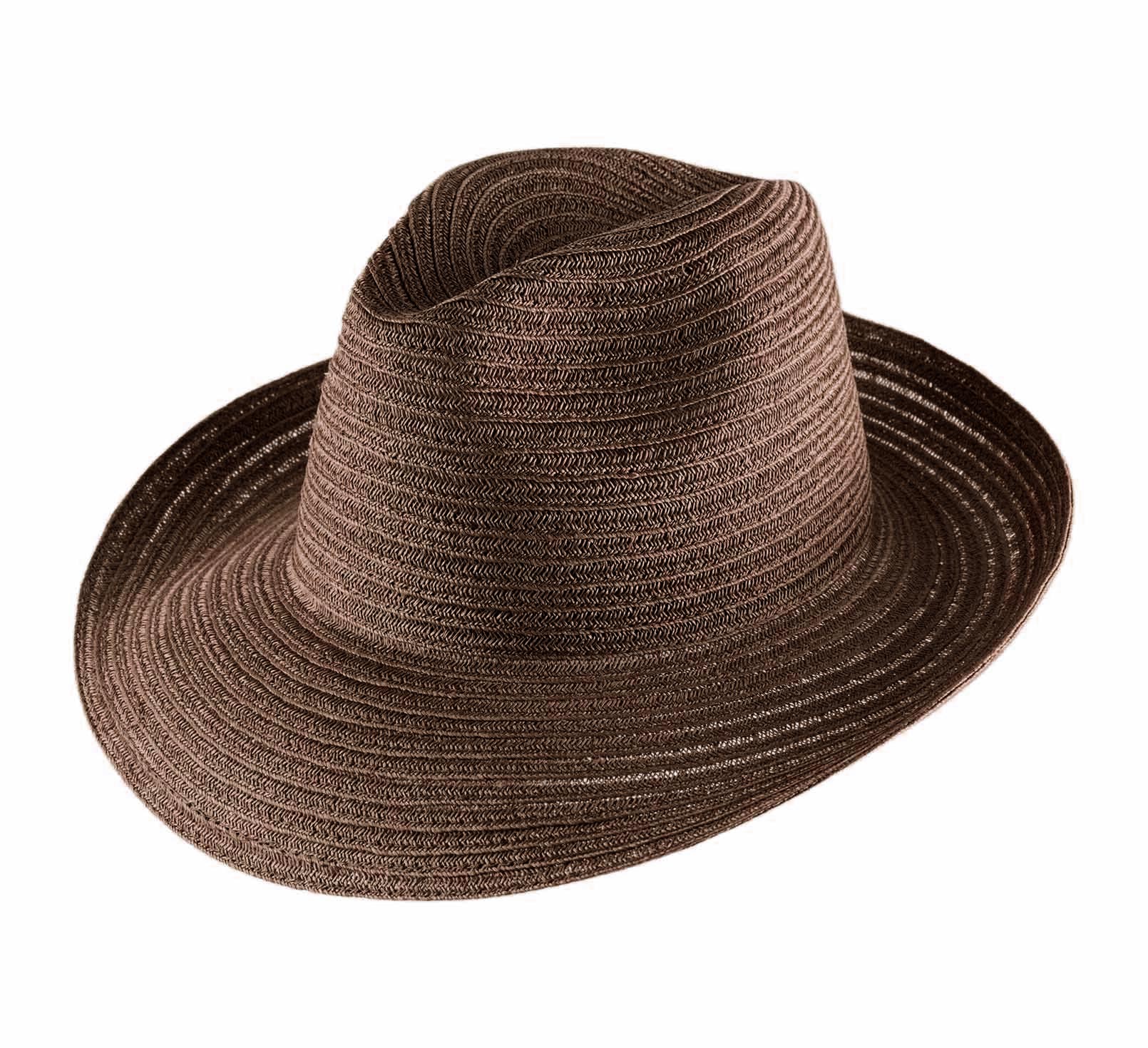 Chapeau fédora abaca