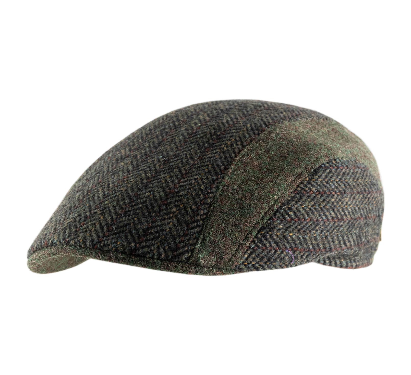 Casquette plate laine