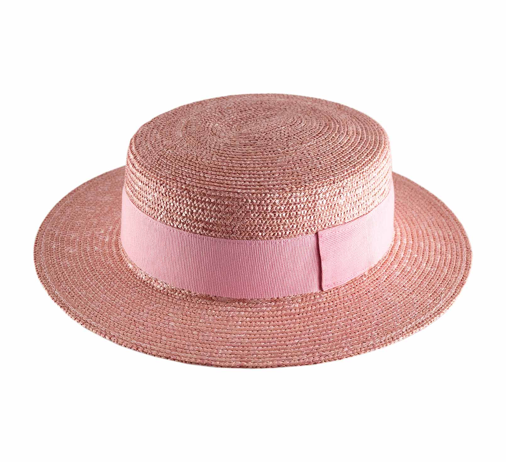 Chapeau canotier paille fine