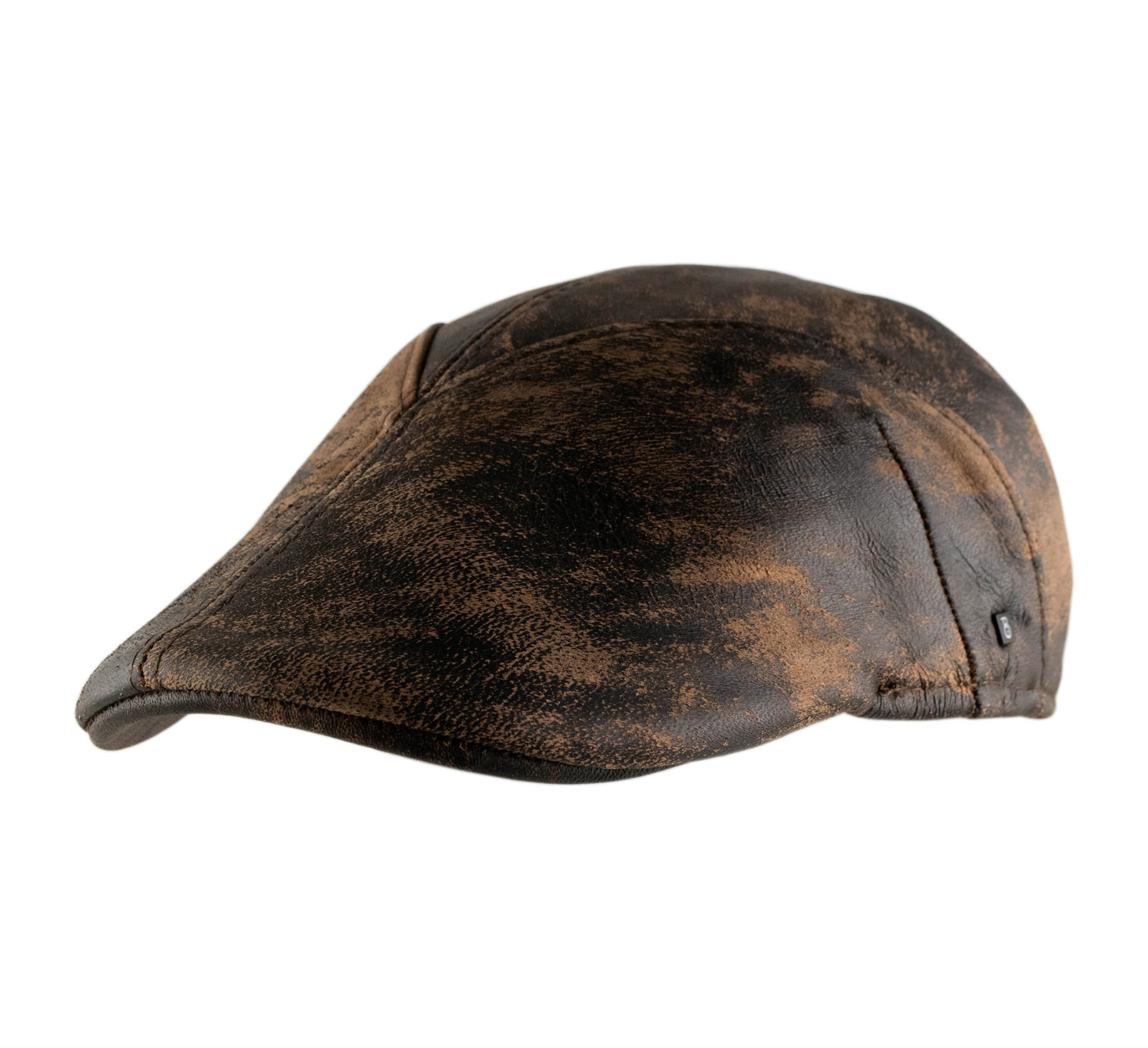 Bec de canard en cuir