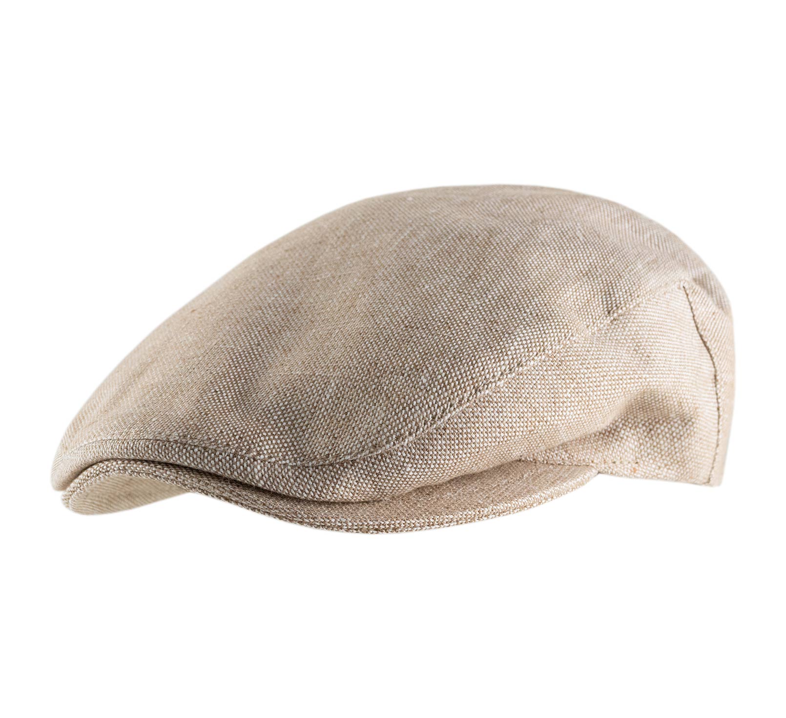 Casquette plate en lin