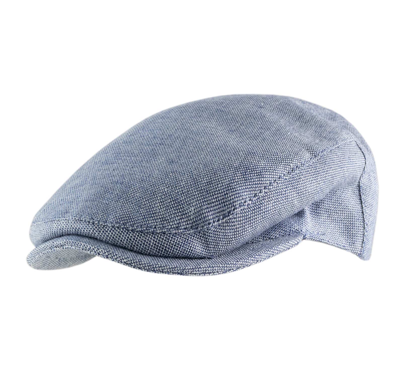 Casquette plate en lin