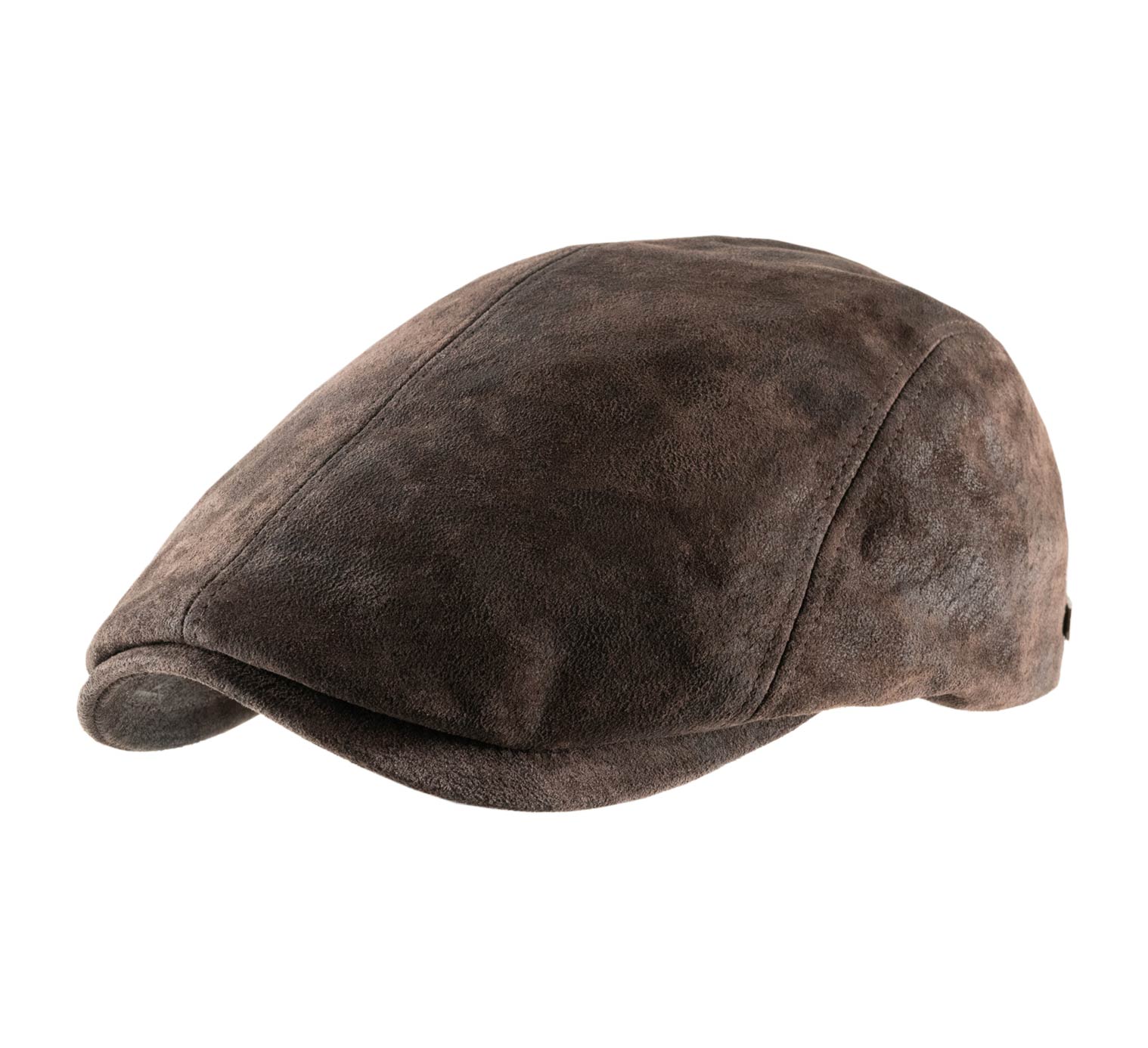 Casquette Beret Cuir Homme