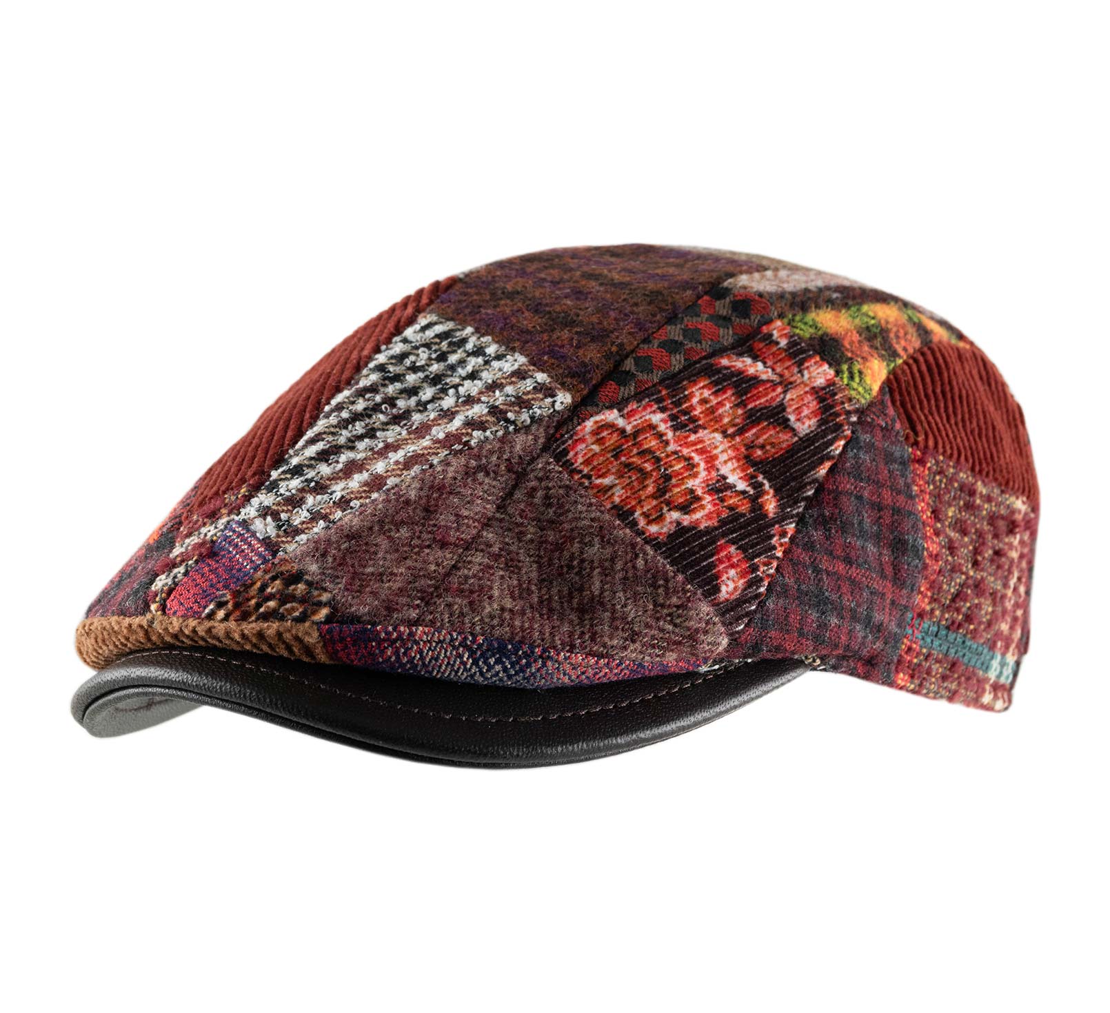casquette patchwork coloré