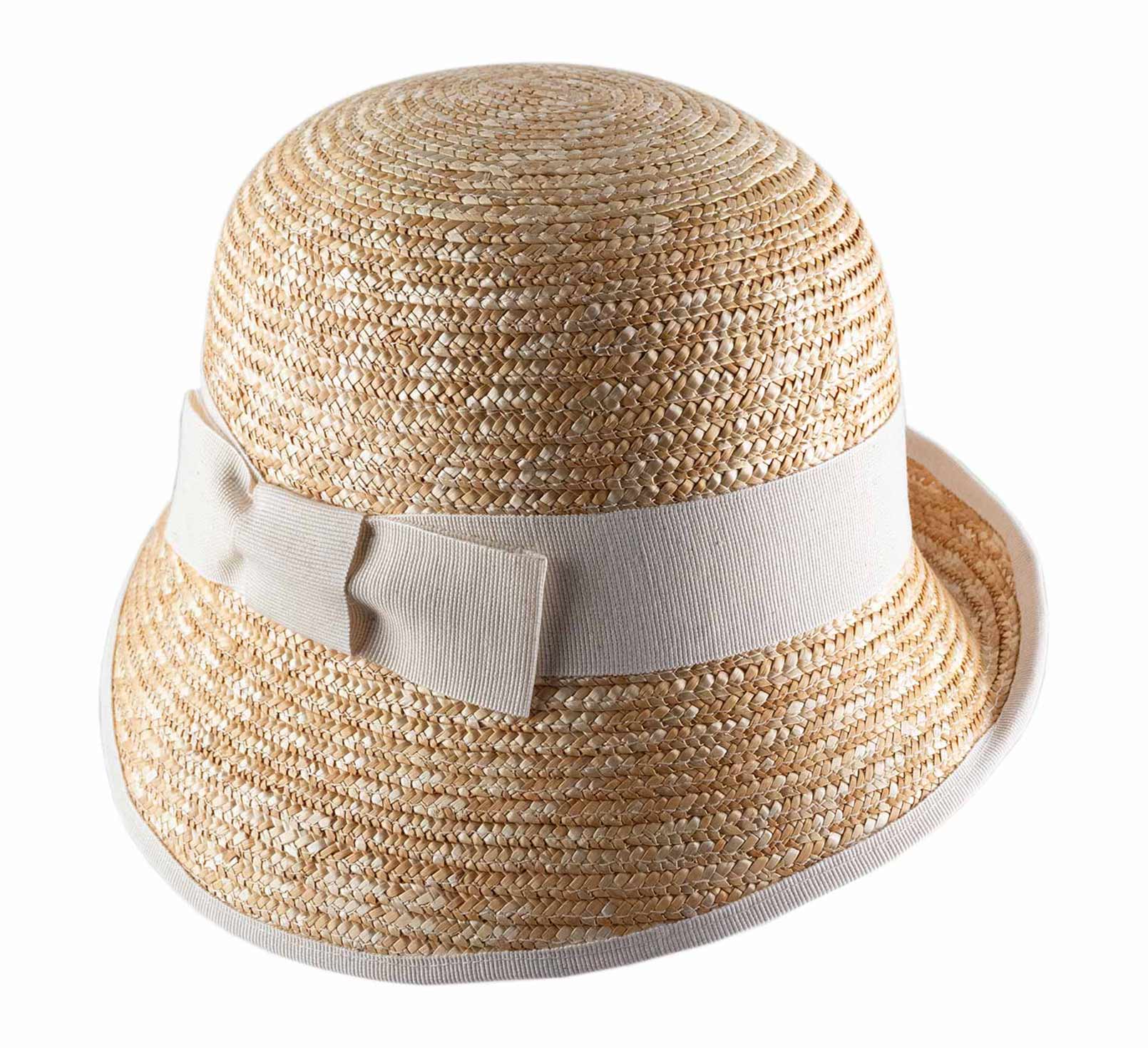 Chapeau cloche paille