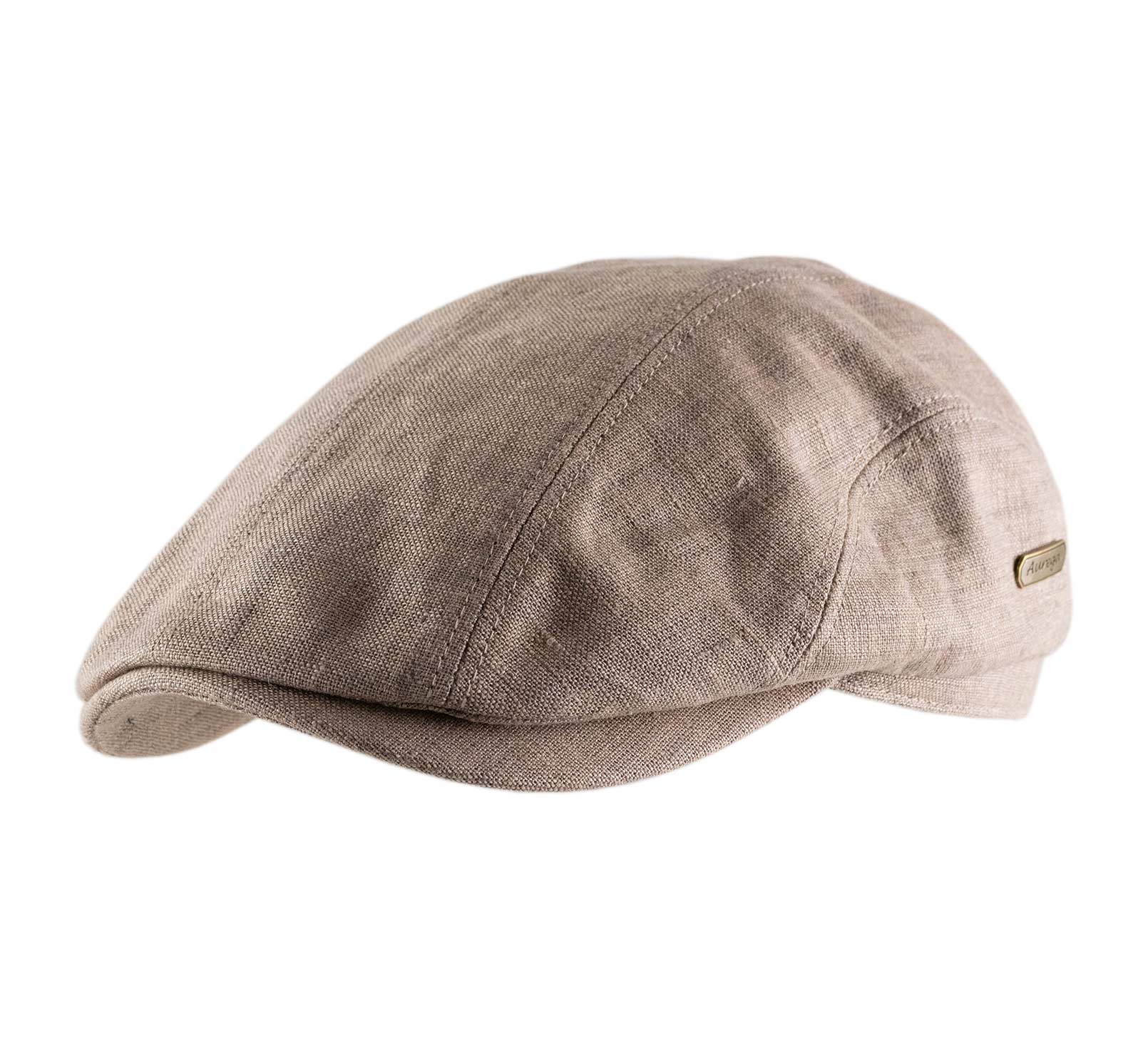 casquette plate lin