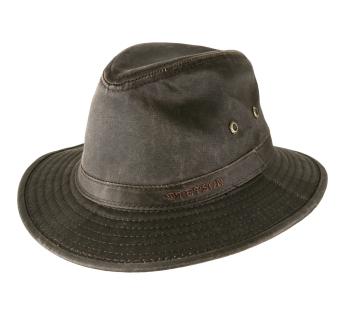 Chapeau pluie étanche 78% coton, 22% acrylique anthracite