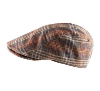 Casquette beret tartan été Boston Lin