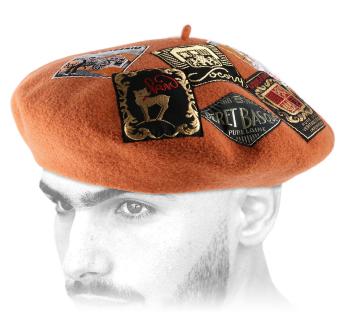 AKAAYUKO Hommes Berets Casquette B/éret Plate Chapeau R/églable Plate Casquette Gavroche Classique