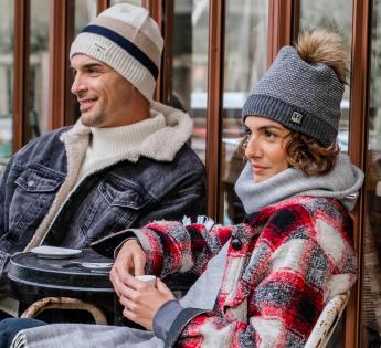 Bonnet pompon homme tendance, doux et chaud - La Maison de l