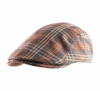 Casquette beret tartan été Boston Lin