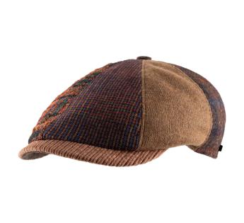 Casquette gavroche patchwork laine Aggeo