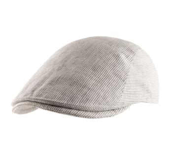 Casquette plate en lin Boston /536