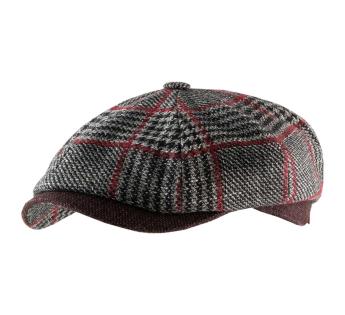 Casquette plate tartan écossaise Kioto-22