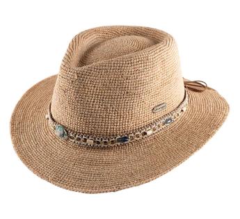 Chapeau bohême chic Gaby Raphia
