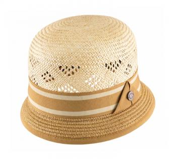 Chapeau cloche en paille Leon Straw