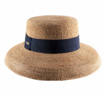 Chapeau femme raphia Candida Raphia Crochet Fino