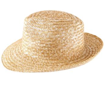 chapeau personnalisable Mon Fedora Paille Cousu
