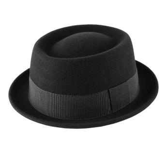 Chapeau Porkpie Noir Classic Porkpie