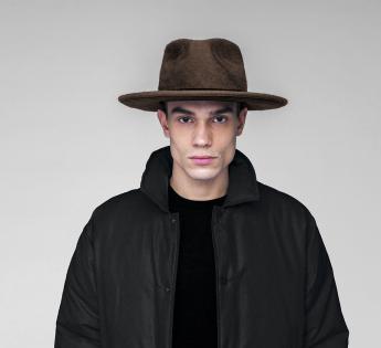 chapeau feutre fourrure Comlon