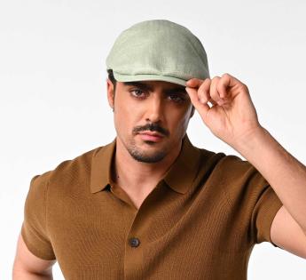 Casquette plate en lin Haywood/738