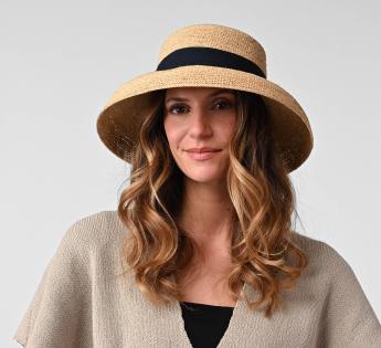 Chapeau femme raphia Candida Raphia Crochet Fino