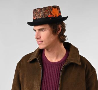 Chapeau porkpie velours Isandro 
