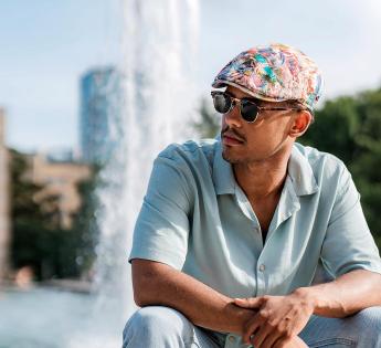 Casquette plate vacances Jackson Beach Retro
