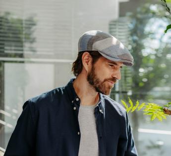 Casquette plate en lin Haywood/728