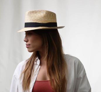 fedora paille fine Fino Fedora Paille